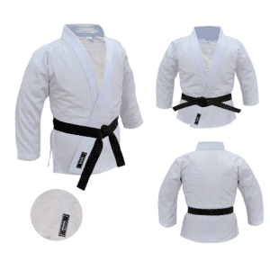 Brazilian Jui Jitsu White jacket # ENN-BJJ-002