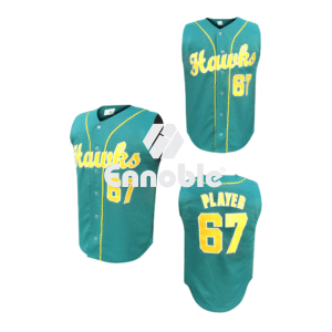 Ennoble Baseball Jesrey Sleeveless # ENN-BAJ-007