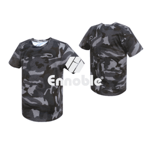 Ennoble Camouflage Midnight Design Tee # ENN-HWE-001