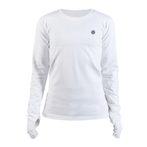 Ennoble Ladies Basic Shirt Long Sleeve White # ENN-LAW-043