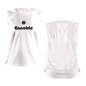 Ennoble Ladies Mesh White Tank Top # ENN-LAW-013