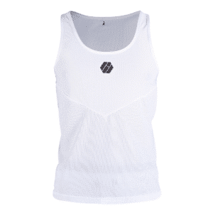 Ennoble Light Mesh Mens Tanktop White # ENN-MAW-001