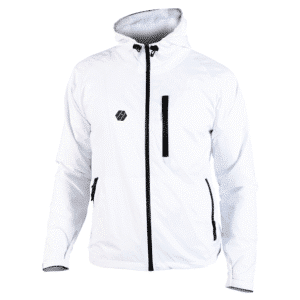 Ennoble Mens Windbreaker White # ENN-MAW-020