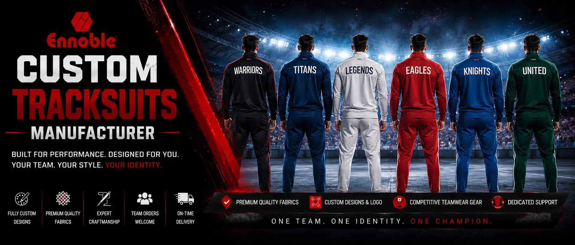 Ennoble Custom Tracksuits Manufacturers Ennoble Custom Tracksuits Manufacturers